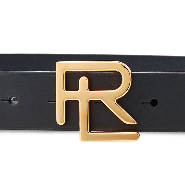 RL-G&uuml;rtel aus Vachetteleder Ralph Lauren Collection in Navy 2