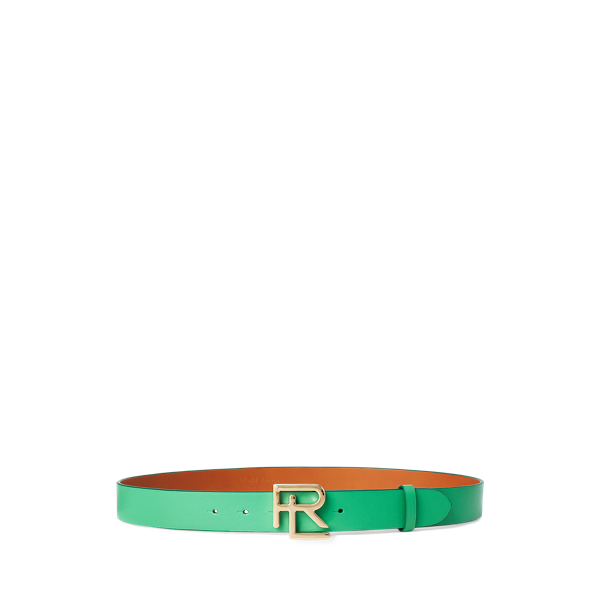 Kalfsleren RL riem Ralph Lauren Collection in 1