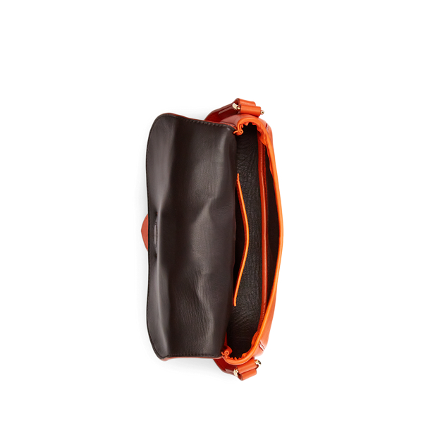 Schultertasche Welington aus Kalbsleder Ralph Lauren Collection in Clementine 4