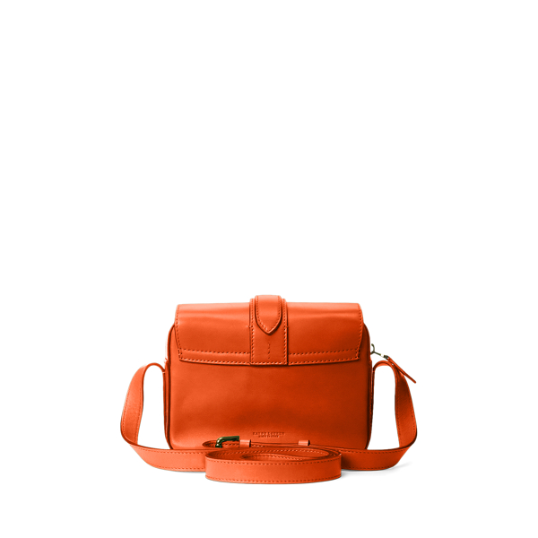 Umh&auml;ngetasche Welington aus Kalbsleder Ralph Lauren Collection in Clementine 4
