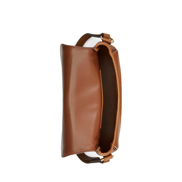 Sac port&eacute; &eacute;paule Welington en vachette Ralph Lauren Collection en Turquoise multi 5