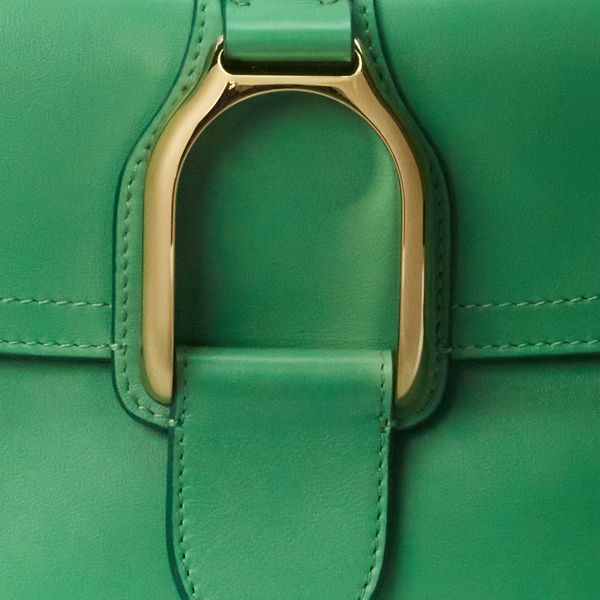 Sac &agrave; bandouli&egrave;re Welington Ralph Lauren Collection en Menthe verte 6