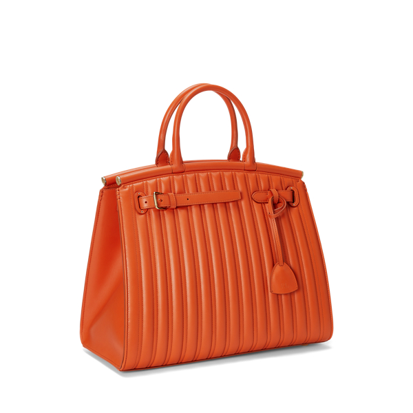Clementine RL50 Quilted Calfskin Large Bag Ralph Lauren Collection 3
