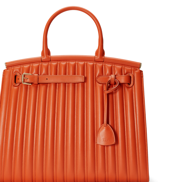 Clementine RL50 Quilted Calfskin Large Bag Ralph Lauren Collection 6