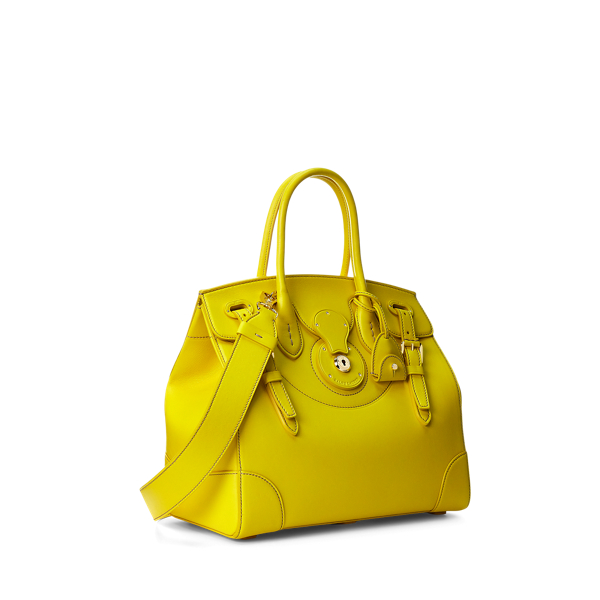 Canary Yellow Soft Ricky 33 Calfskin Bag Ralph Lauren Collection 3