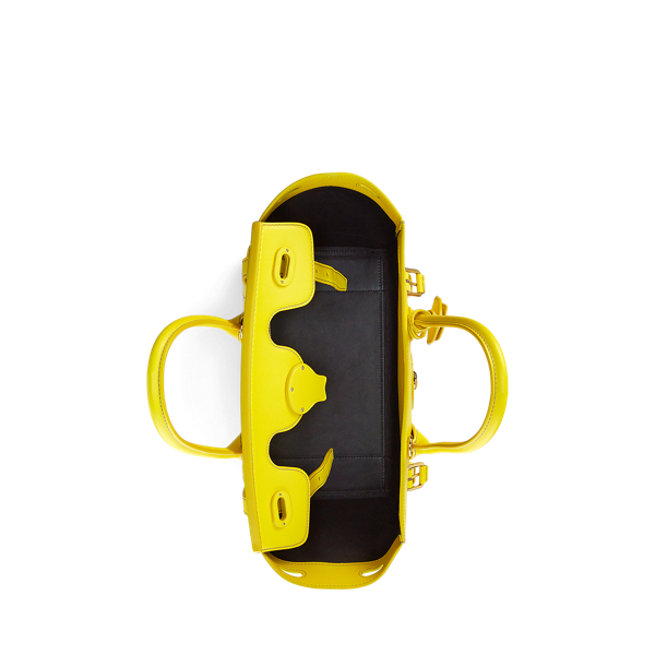 Canary Yellow Soft Ricky 33 Calfskin Bag Ralph Lauren Collection 5
