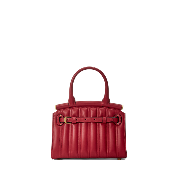 Mini-Tasche&nbsp;RL50 aus Kalbsleder Ralph Lauren Collection in Klassisch-Rot 4