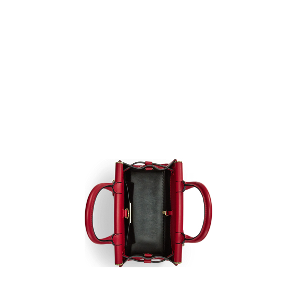 Mini-Tasche&nbsp;RL50 aus Kalbsleder Ralph Lauren Collection in Klassisch-Rot 5