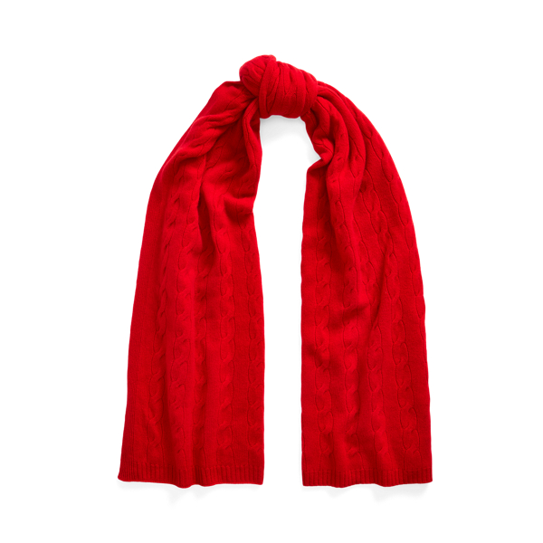 Cable Cashmere Scarf