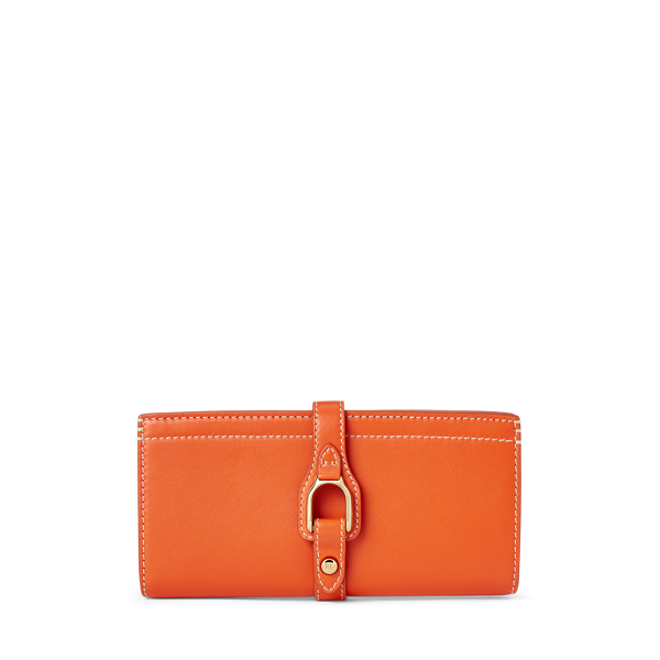 Calfskin Welington Long Slim Wallet