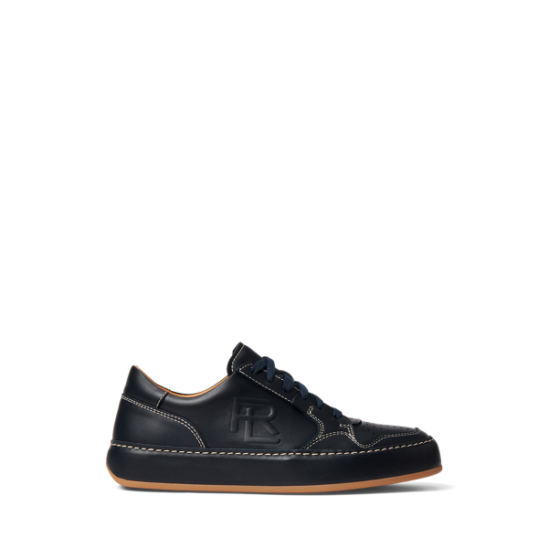 Jinett Calfskin Low-Top Trainer Ralph Lauren Collection 1