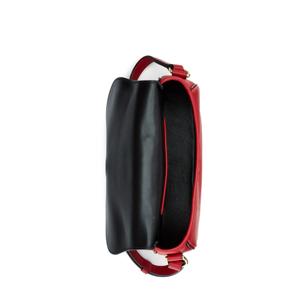 Schultertasche Welington aus Kalbsleder Ralph Lauren Collection in Klassisch-Rot 5