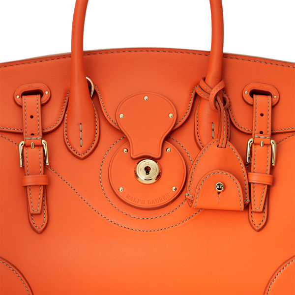 Soft Ricky 27 en vachette Ralph Lauren Collection en Cl&eacute;mentine 5