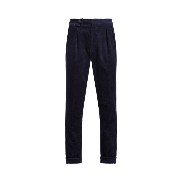 Gregory Pleated Corduroy Trouser Purple Label 1