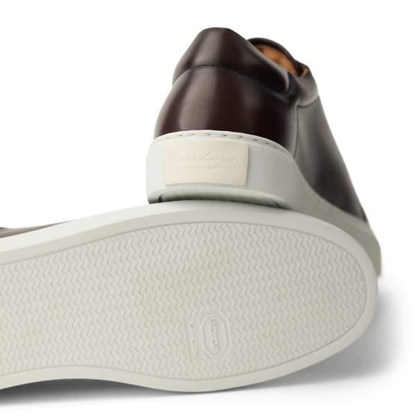 Dark Brown Severn Calfskin Sneaker Purple Label 2