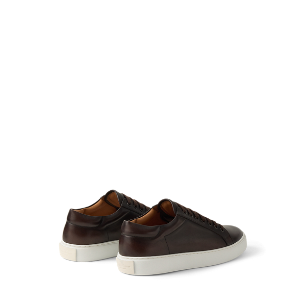 Dark Brown Severn Calfskin Sneaker Purple Label 4