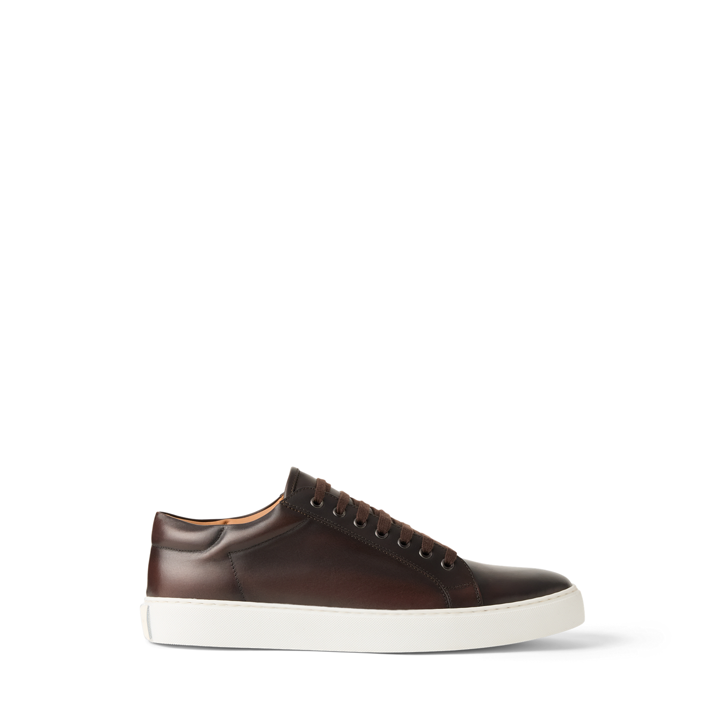 Мужские кроссовки Ralph Lauren Severn Calfskin, цвет: Тёмный коричневый — фото 4