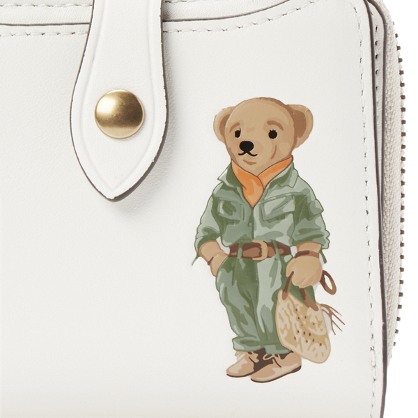Cream Jumpsuit Polo Bear Compact Wallet Polo Ralph Lauren 4