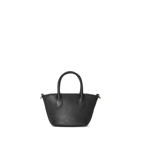 Leather Miniature Crossbody Tote