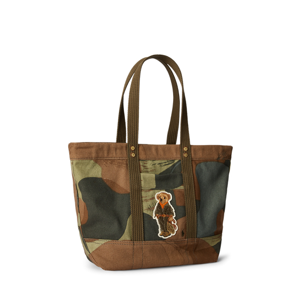 Camo Bear Polo Bear Medium Canvas Tote Polo Ralph Lauren 3