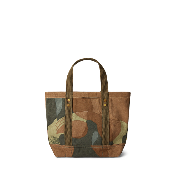 Polo Bear Small Canvas Tote