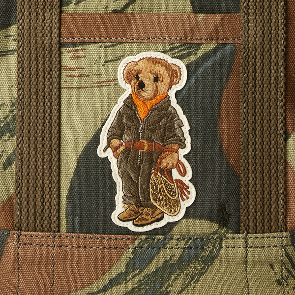 Camo Bear Polo Bear Small Canvas Tote Polo Ralph Lauren 6