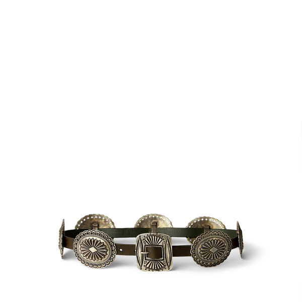 Engraved-Concho Belt Polo Ralph Lauren 1