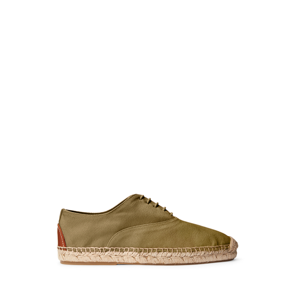 Espadrilles &agrave; lacets en toile Polo Ralph Lauren en 1