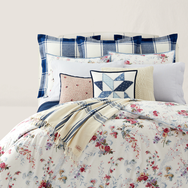 Cream Multi Addison Floral Comforter Ralph Lauren Home 5