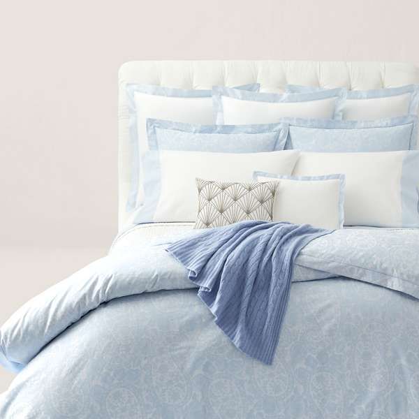 Blue Hyacinth Aubree Paisley Sham Ralph Lauren Home 5