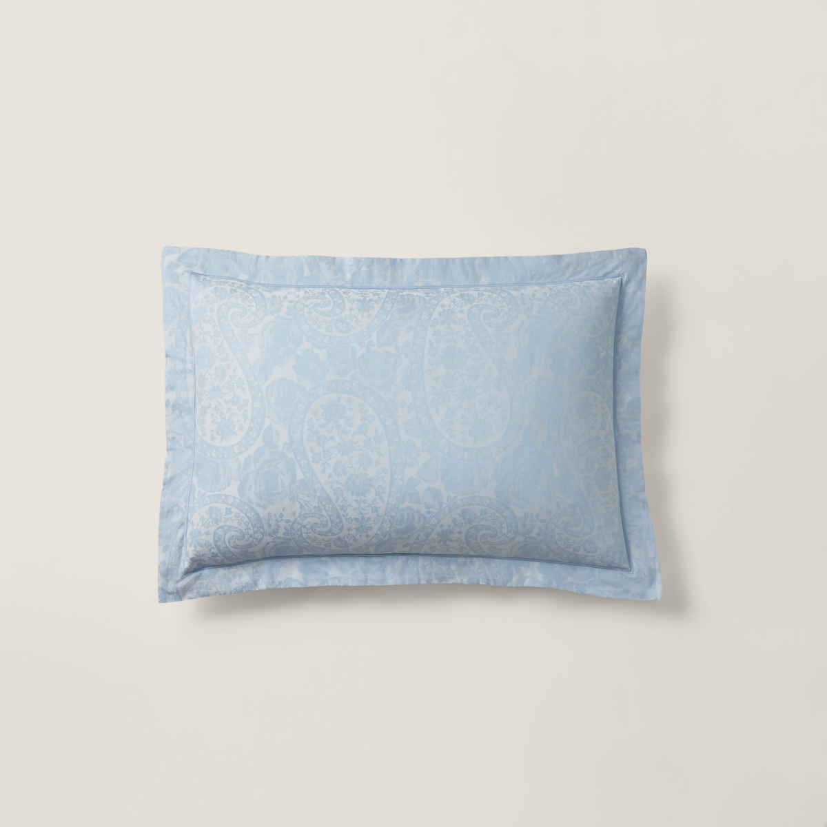 RALPH outlet LAURENAubrey Paisley Standard Sham, Color: Baby Blue