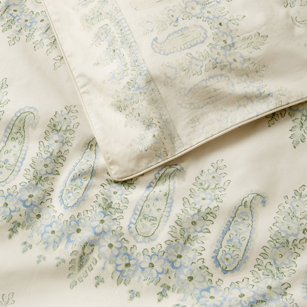 Sage And Chambray Camile Sage Paisley Comforter Ralph Lauren Home 2