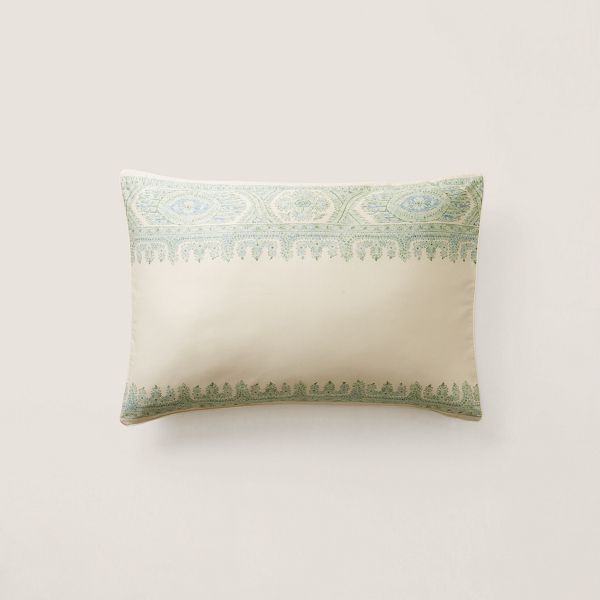 Sage And Chambray Camile Paisley Sham Ralph Lauren Home 1