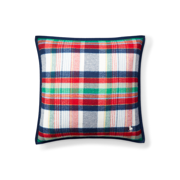 Ralph lauren plaid throw sale