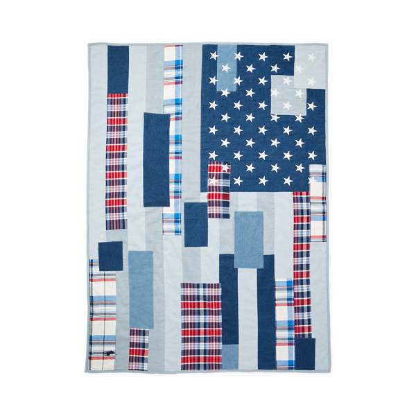 Ramsey Patchwork Flag Throw Blanket