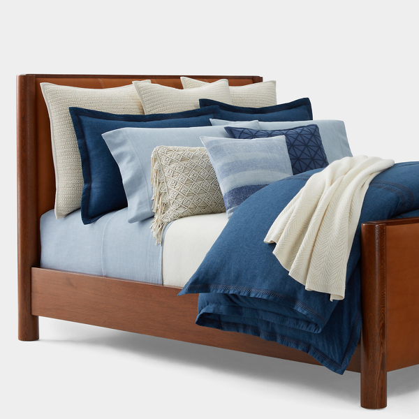 Blue Baycrest Throw Pillow Ralph Lauren Home 5