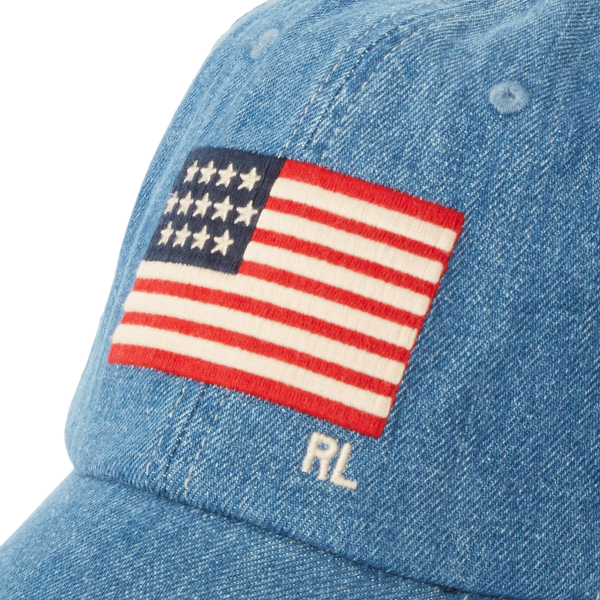 Denim Flag Denim Ball Cap Polo Ralph Lauren 3