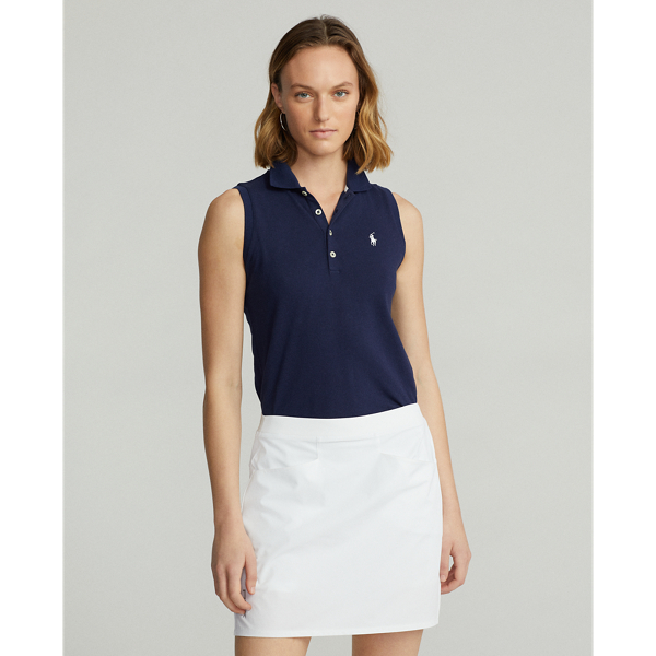 Tailored Fit Performance Sleeveless Polo for Women | Ralph Lauren® BE