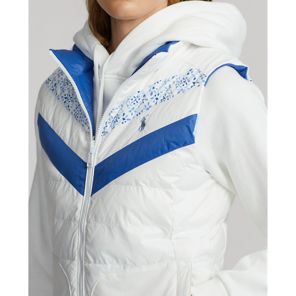 Wasserabweisende Wendeweste Ralph Lauren Golf in Ceramic White Multi 5