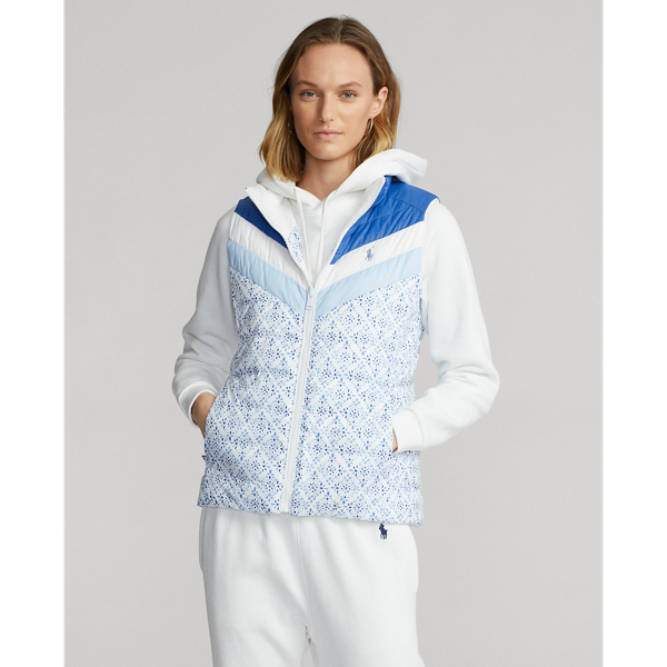 Wasserabweisende Wendeweste Ralph Lauren Golf in Ceramic White Multi 7