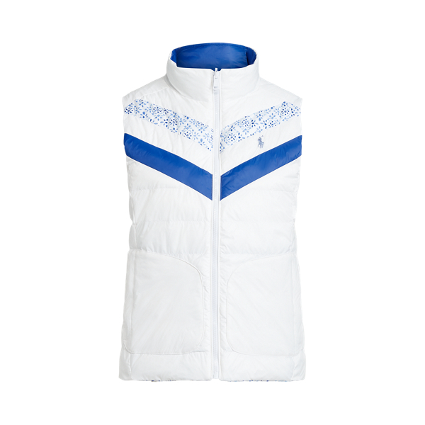 Wasserabweisende Wendeweste Ralph Lauren Golf in Ceramic White Multi 2