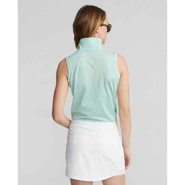 April Green Pique Sleeveless Polo Shirt RLX 4