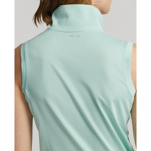 April Green Pique Sleeveless Polo Shirt RLX 5