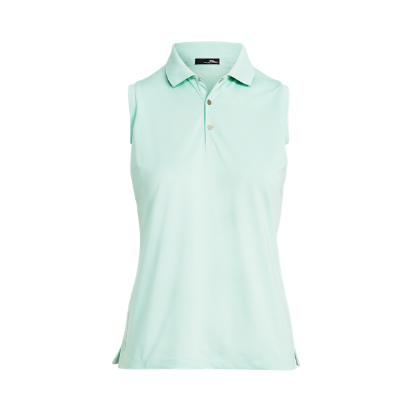 April Green Pique Sleeveless Polo Shirt RLX 2