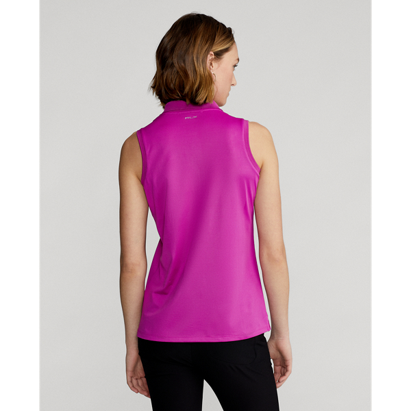 Bright Pink Piqu&eacute; Sleeveless Polo Shirt RLX 5