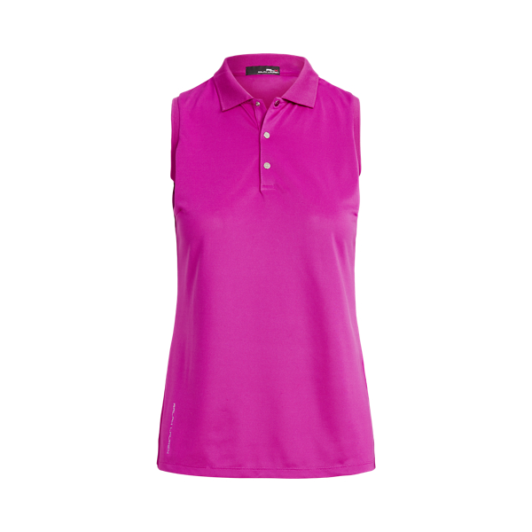 Bright Pink Piqu&eacute; Sleeveless Polo Shirt RLX 2
