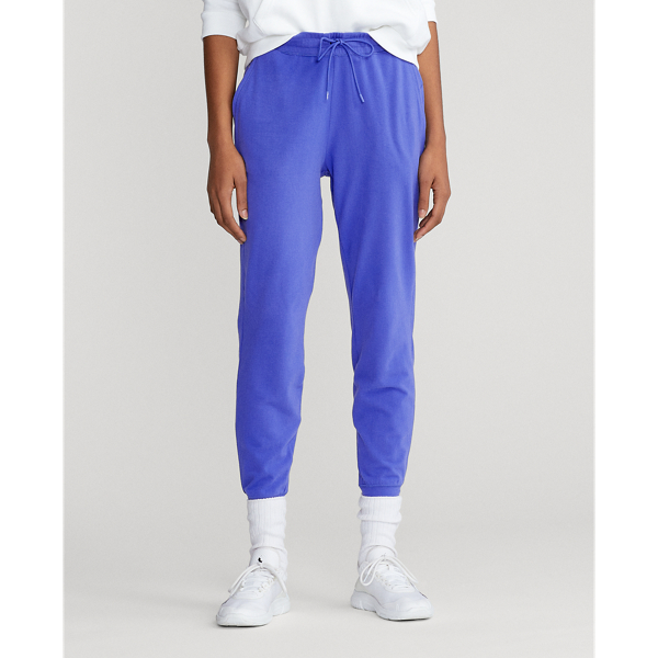 Pantaloni da jogging tecnici in jersey RLX Golf in Blu Liberty 4
