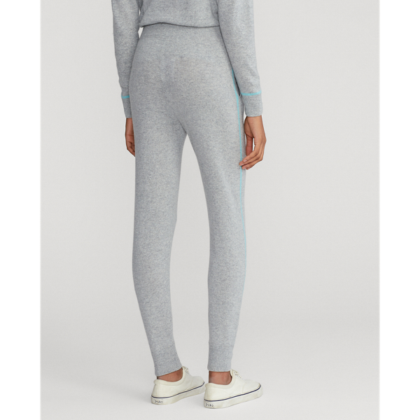 Jogginghose aus Kaschmir RLX Golf in Golf-Hellgrau mel./Apri 5