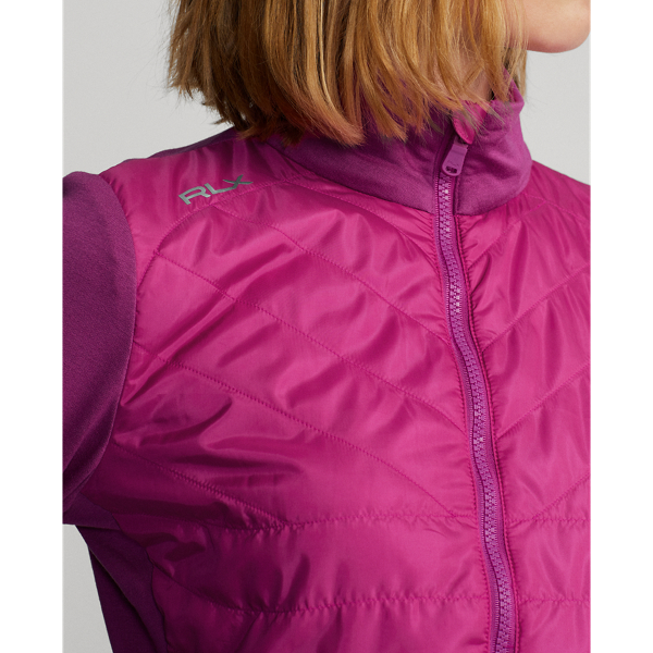 Vivid Pink Hybrid Full-Zip Jacket RLX 6
