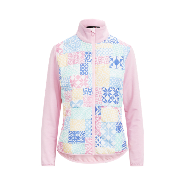 Taylor Rose/Patchwork Graphic Hybrid Full-Zip Jacket RLX 2